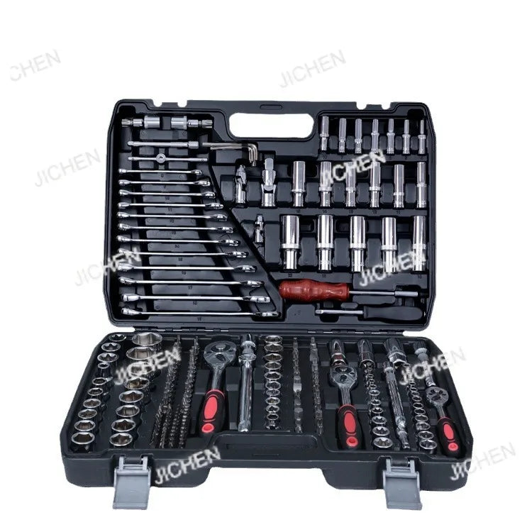 216-Piece professional car repair ratchet wrench combination toolbox set